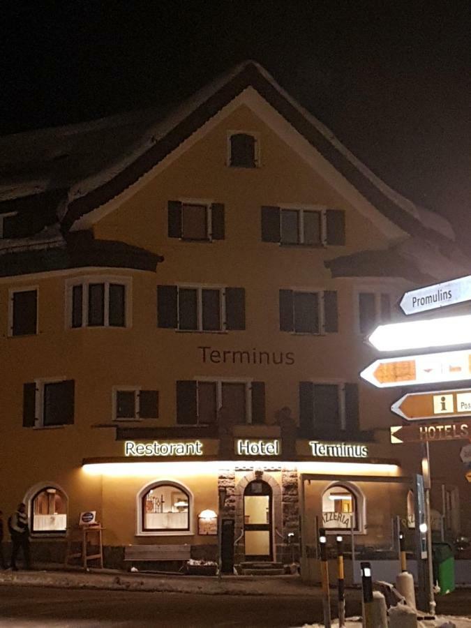 Hotel Terminus Samedan Exterior foto